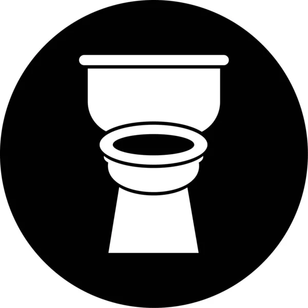 Vektorillustration Des Toilettensymbols — Stockvektor