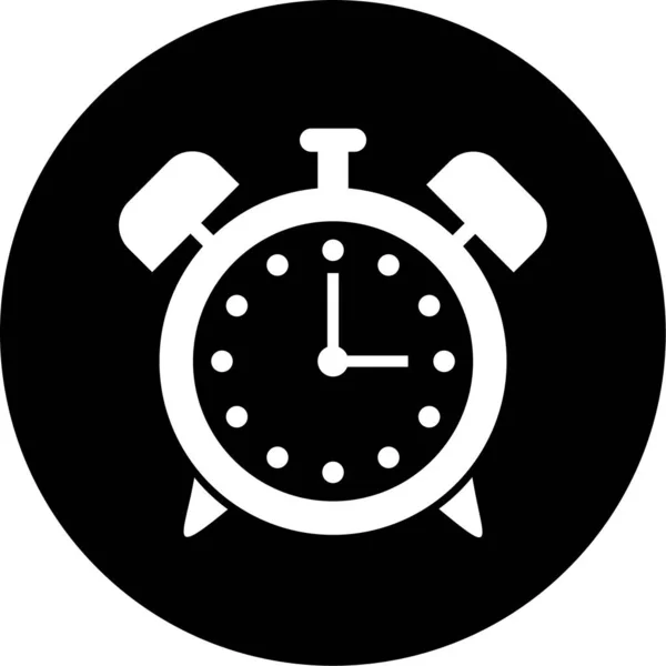 Horloge Icône Web Illustration Simple — Image vectorielle