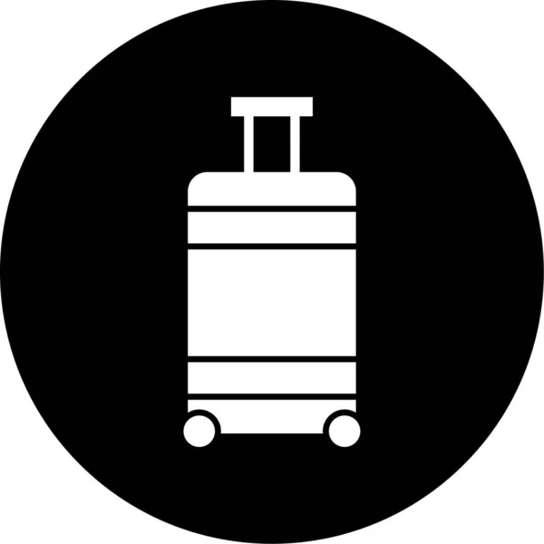 Reisekoffer Symbol Vektorillustration — Stockvektor