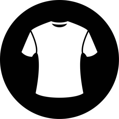 Tişört, kıyafet, ceket, kıyafet, tişört, ikon. vektör illüstrasyonu