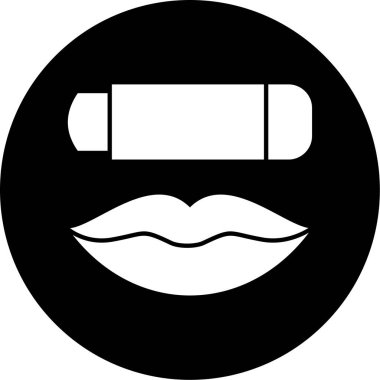 Güzel bir simge ögesinin vektör illüstrasyonu