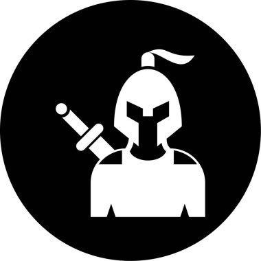 Bir itfaiyeci simgesinin vektör çizimi