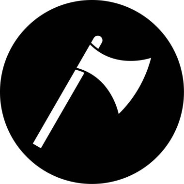 Bir bıçak simgesinin vektör illüstrasyonu