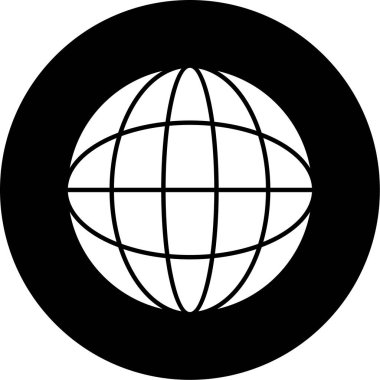 Seo ve teknoloji simgesinin vektör illüstrasyonu