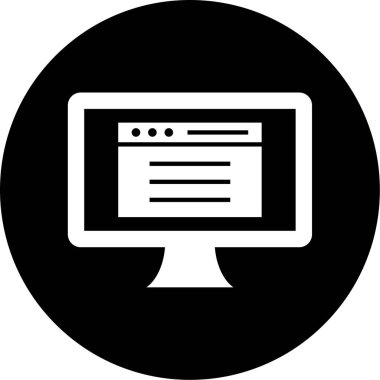 seo modern simgesinin vektör illüstrasyonu