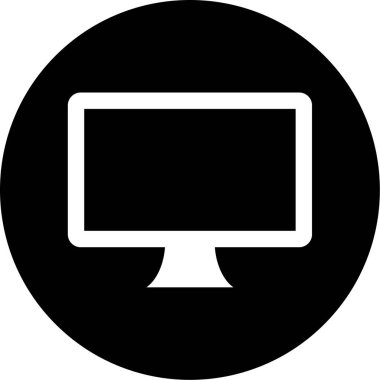 vektör lcd simgesi illüstrasyonu