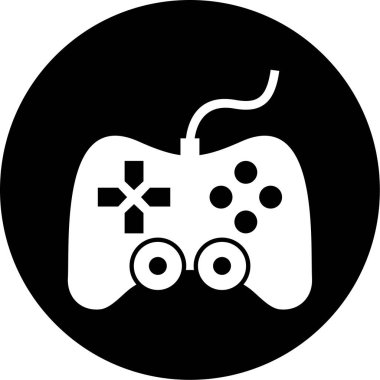 Bir oyun çubuğu simge vektör çizim