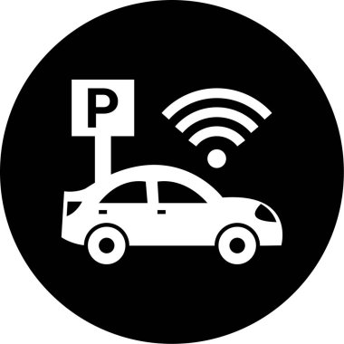 araba simgesi, vektör illüstrasyonu