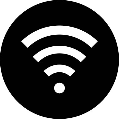 wifi simgesi vektör illüstrasyonu