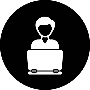 İş simgesinin vektör illüstrasyonu