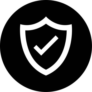 kalkan simgesi, vektör illüstrasyonu