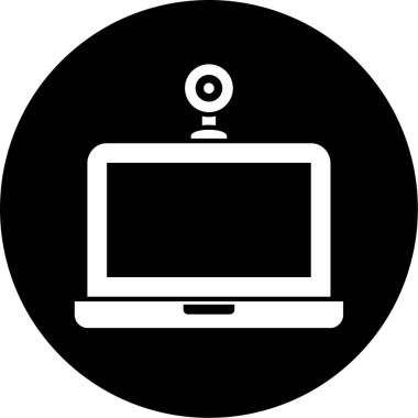 vektör lcd simgesi illüstrasyonu