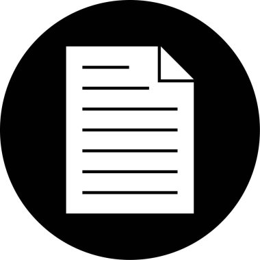 Vektör belgesi Simge illüstrasyonu