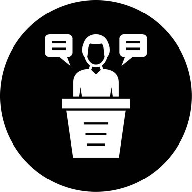 Basit simgenin vektör illüstrasyonu