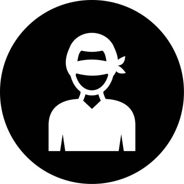 Avatar simgesi, vektör illüstrasyonu