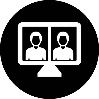 İnsan simgesinin vektör illüstrasyonu