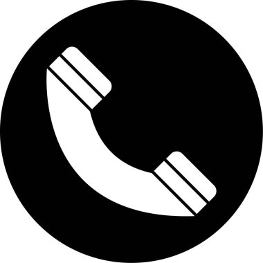 - Telefon. Web simgesi basit illüstrasyon