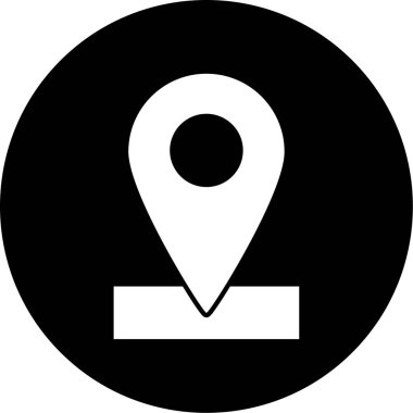 Harita işaretleyici. Basit resimleme