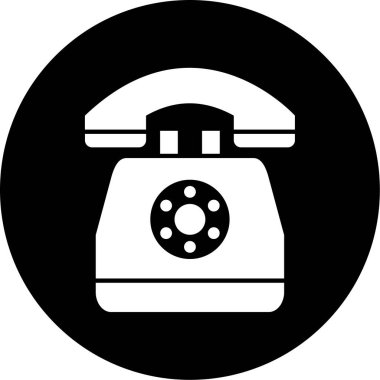 - Telefon. Web simgesi basit illüstrasyon