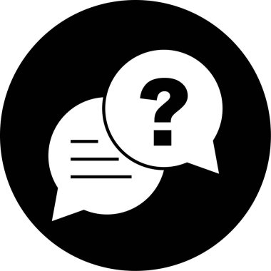 Soru işareti. Web simgesi