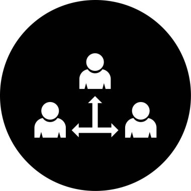 İnsan simgesinin vektör illüstrasyonu