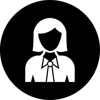 Avatar simgesi, vektör illüstrasyonu