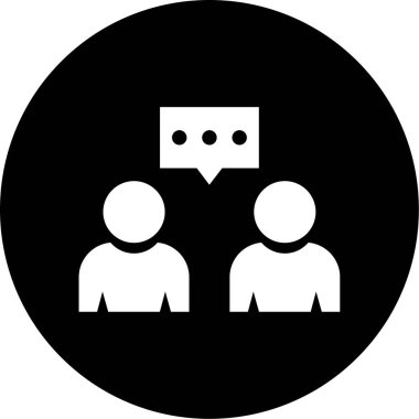 İnsan simgesinin vektör illüstrasyonu