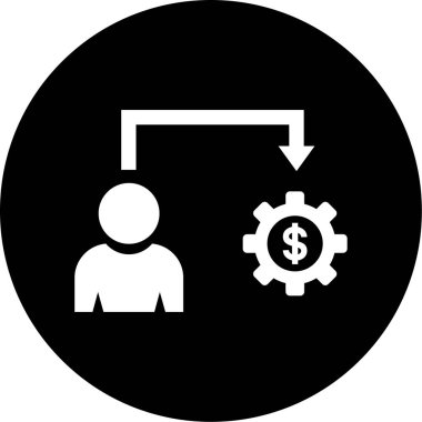 Seo simgesinin vektör illüstrasyonu