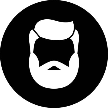 Maske takan bir adamın vektör çizimi