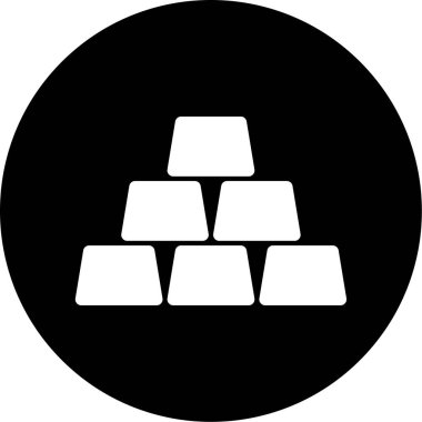 Bir çubuk simgesinin vektör illüstrasyonu