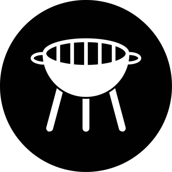 Barbecue Grill Icon Vector Illustration — Stockový vektor