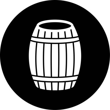 bira fıçısı ikon vektör illüstrasyonu