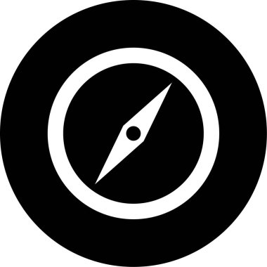 pusula simgesi modadan izole edilmiş arkaplan