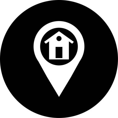 Konum simgesinin vektör illüstrasyonu