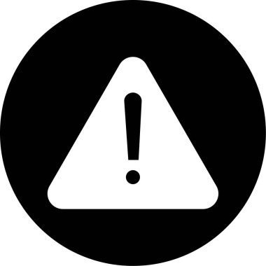 Moda biçimi izole edilmiş arkaplanda ünlem simgesi simgesi