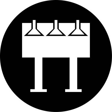 Modern b 'nin vektör illüstrasyonu eksik simgesi