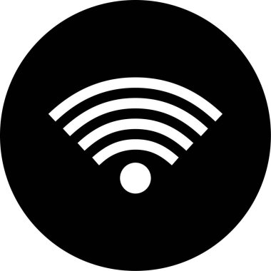 wifi simgesi vektör illüstrasyonu