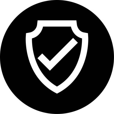 kalkan simgesi, vektör illüstrasyonu