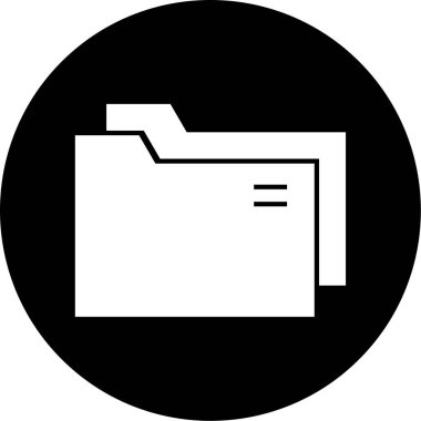 Dosya. Web simgesi basit illüstrasyon