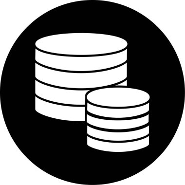 veritabanı simgesi, vektör resimleme