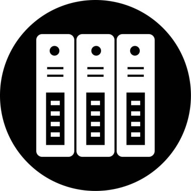 Veritabanı Simgesi Vektör illüstrasyonu