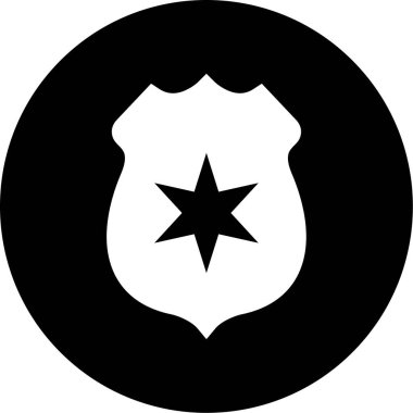 Kalkan. Web simgesi basit illüstrasyon