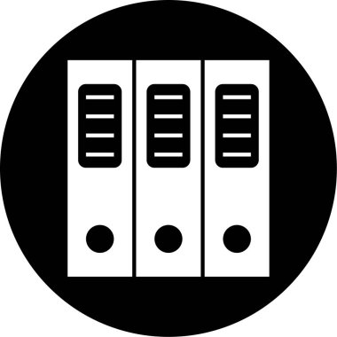 Ofis ve eğitim ikonunun vektör illüstrasyonu