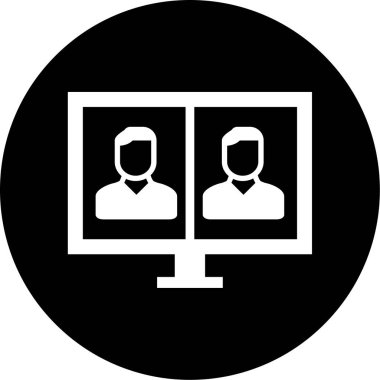 İnsan simgesinin vektör illüstrasyonu