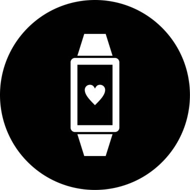 Akıllı saat simgesinin vektör çizimi