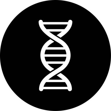 DNA simgesi vektör illüstrasyonu