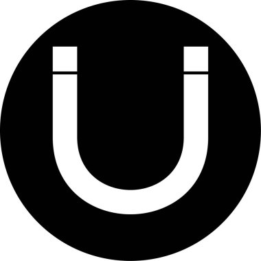 Mıknatıs Web simgesi basit illüstrasyon