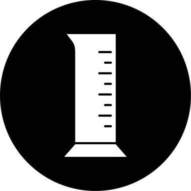 test tübü ikon vektör çizimi