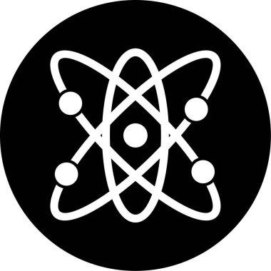 atom. Web simgesi basit tasarım