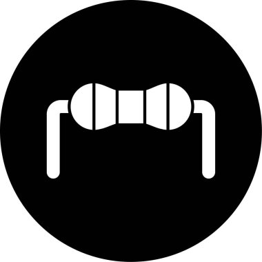 Bıyık simgesinin vektör çizimi